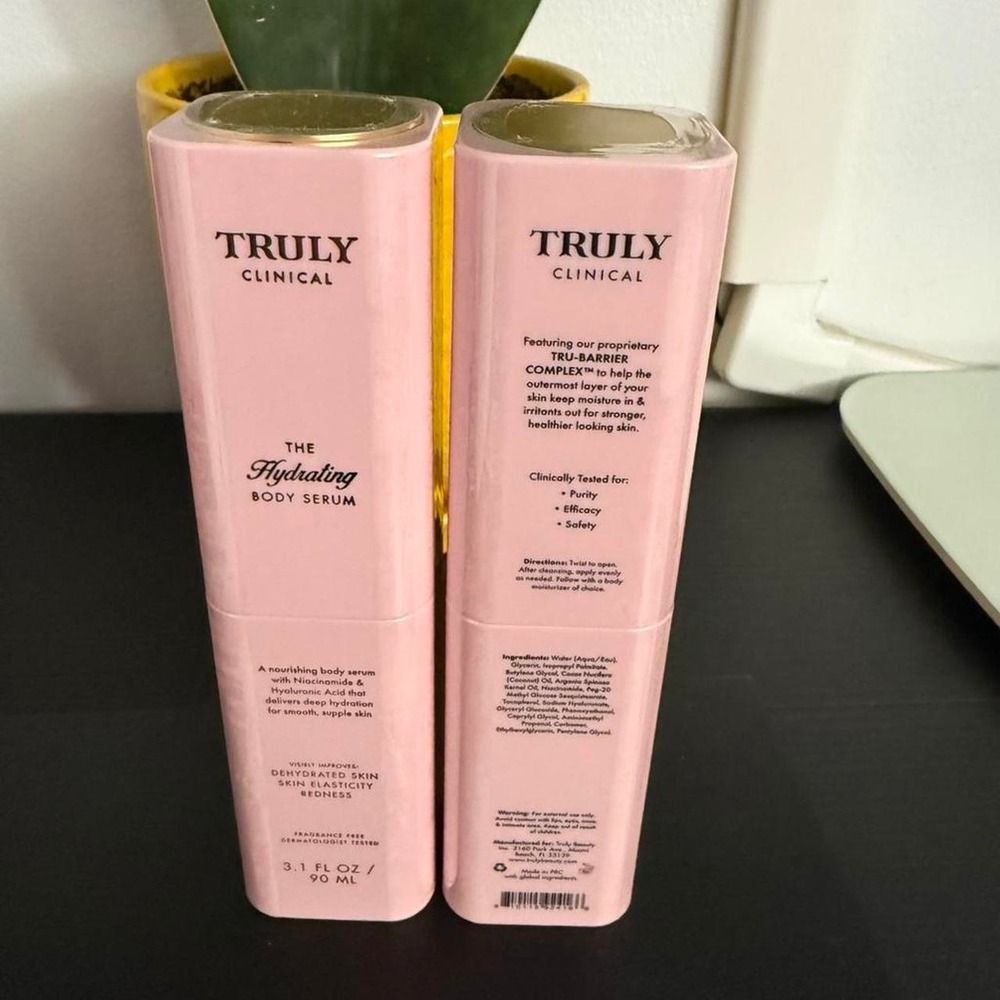 Truly Clinical The Hydrating Body Serum x2 New